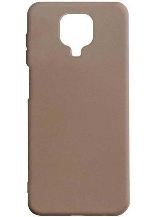 Чохол силіконовий xiaomi redmi note 9s brown (код товару:13380)