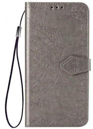 Чехол-книжка art case xiaomi redmi note 9s grey (код товара:11363)1 фото