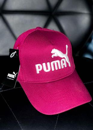 Стильная мужская ярко розовая кепка puma | молодежная летняя бейсболка | модный мужской головной убор