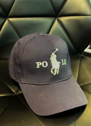 Стильная мужская серая кепка polo | молодежная летняя бейсболка | модный мужской головной убор