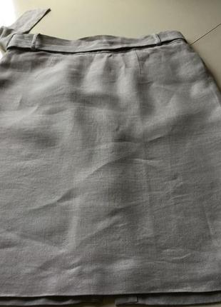 Распродажа — шикарная льняная юбка премиум от guy rover.5 фото