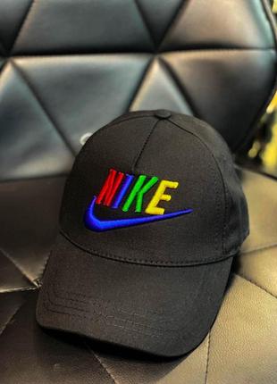 Стильная мужская черная кепка nike | молодежная летняя бейсболка | модный мужской головной убор