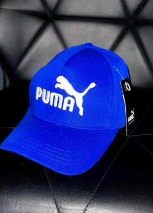 Стильная мужская синяя кепка puma | молодежная летняя бейсболка | модный мужской головной убор