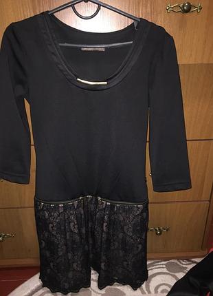 Вечернее платье с кружевом