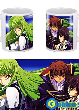 Аніме чашка "code geass: lelouch of the rebellion" (код гіасс)