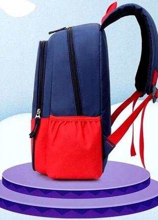 Детский рюкзак для дошкольника капитан америка синий3 фото