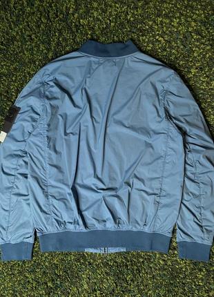 Куртка stone island 41331 nylon bomber mid blue (new) | original2 фото