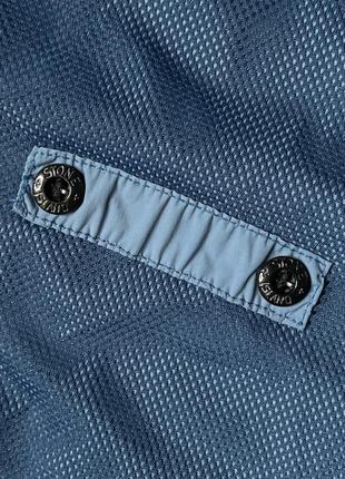 Куртка stone island 41331 nylon bomber mid blue (new) | original8 фото