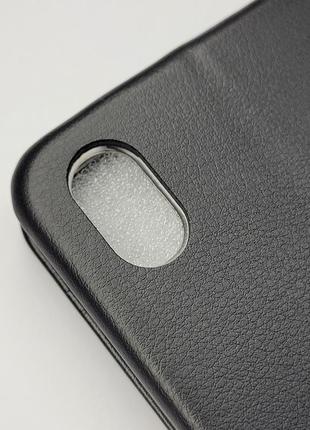 Чехол кожаный книжка черны classy с визитницей для xiaomi redmi 7a  / чехол книжка кожаная на редми 7а6 фото