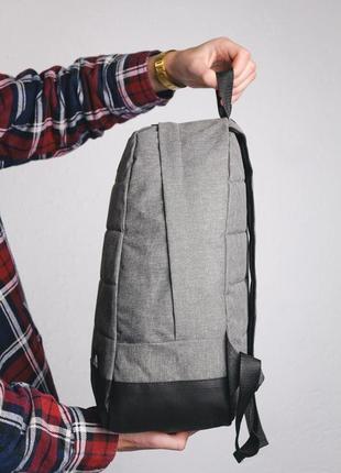Рюкзак матрац сірий меланж adidas чорне лого5 фото