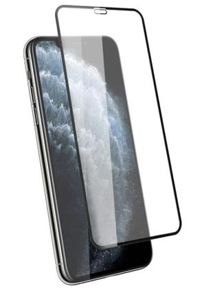 Защитное стекло 9d полной оклейки iphone 11 pro, захисне скло