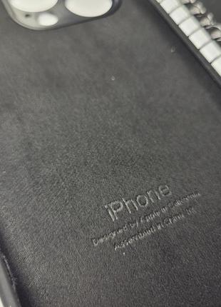 Надежный силиконовый чехол с закрытой камерой для iphone 14 pro (черный)  на телефон айфон 14 про5 фото