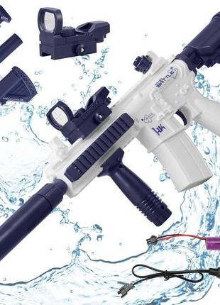 Водяний автомат, водний пістолет m416, дитяча іграшка на батареї 3,7v