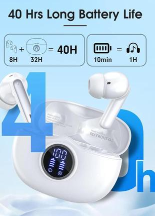 Беспроводные наушники с микрофоном earphones a10 pro ip76 фото