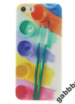 Чехол slim tpu  для iphone 5 5s se