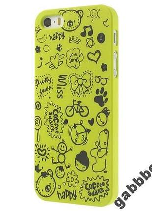 Чехол cartoon graffiti для iphone 5 5s se