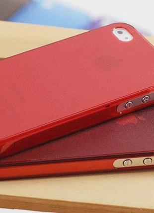 Чехол slim 0,5 мм для iphone 5 5s se