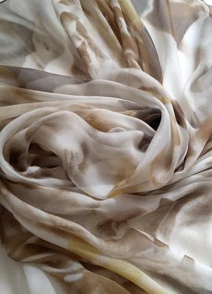 Платок шелковый giorgio armani италия оригинал шаль хустина+300 платков на транице9 фото
