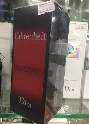 Туалетна вода для чоловіків dior fahrenheit 100 мл
