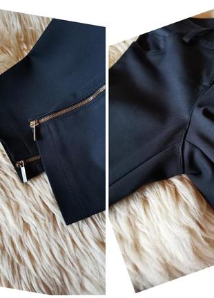 Джинсы atos lombardini чёрные гладкие узкие женские джинсы низкая посадка фирменные номерные джинсы-брюки9 фото