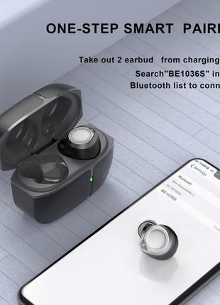 Сенсорні бездротові bluetooth-навушники earbuds be1036s