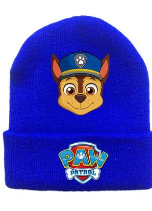 Шапка детская щенячий патруль чейз. paw patrol chase.2 фото