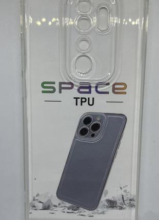 Прозорий силіконовий чохол space для redmi note 8pro