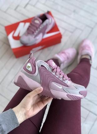 Nike air zoom кроссовки найк зум сиреневого цвета (36-40)2 фото