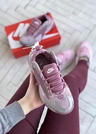 Nike air zoom кроссовки найк зум сиреневого цвета (36-40)4 фото