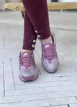 Nike air zoom кроссовки найк зум сиреневого цвета (36-40)7 фото
