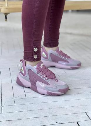 Nike air zoom кроссовки найк зум сиреневого цвета (36-40)1 фото