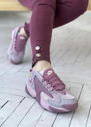 Nike air zoom кроссовки найк зум сиреневого цвета (36-40)8 фото