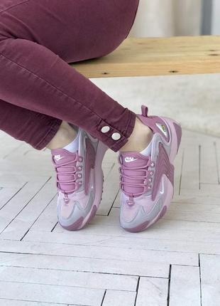 Nike air zoom кроссовки найк зум сиреневого цвета (36-40)9 фото