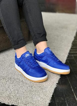 Nike air force женские кроссовки найк синего цвета (36-40)