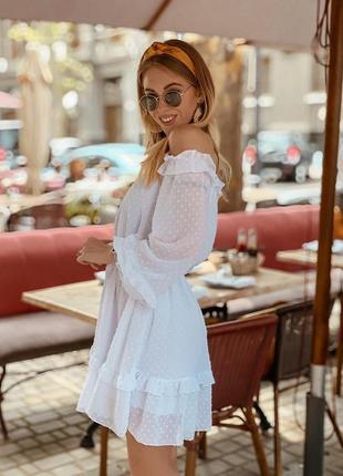 Шикарне ошатне коктейльне плаття літнє, легке шифонове плаття2 фото