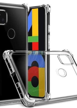 Прозрачный чехол airbag для google pixel 4a