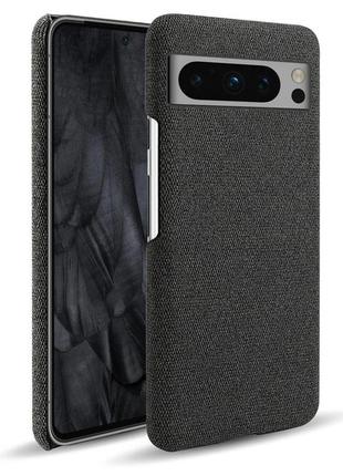Тканевый чехол для google pixel 8 pro (черный)