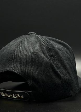 Оригинальная черная кепка mitchell и ness pittsburgh penguins luxe logo nhl black adjustable4 фото