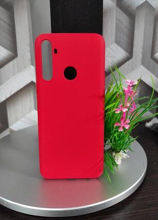 Силиконовый чехол для realme 5 / 6i красный