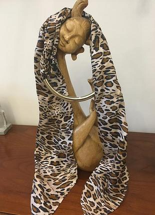 Шарф-платок-украшение от marc cain. шелк 100%.