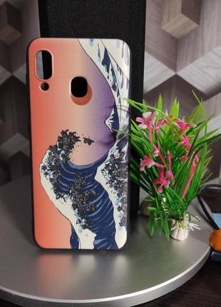 Силіконовий чохол для samsung galaxy a50 чорний super mama