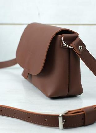 Женская кожаная сумка итальяночка, натуральная кожа grand, цвет виски3 фото