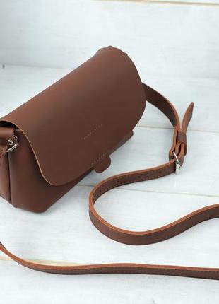 Женская кожаная сумка итальяночка, натуральная кожа grand, цвет виски2 фото