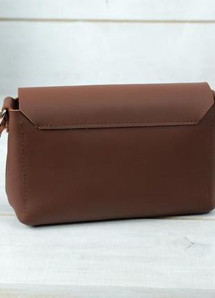 Женская кожаная сумка итальяночка, натуральная кожа grand, цвет виски4 фото