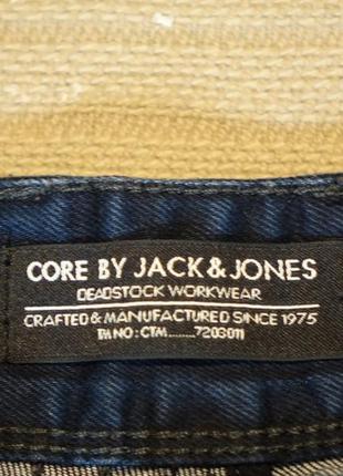 Отличные темно-синие джинсовые шорты креативного бренда core by jack & jones дания s4 фото