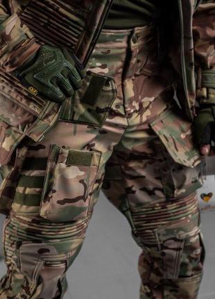 Військова форма мультикам весна multicam тактичний костюм софтшел штурмовий демісезонний3 фото