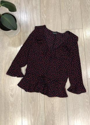 Блуза с воланами размер 16-181 фото