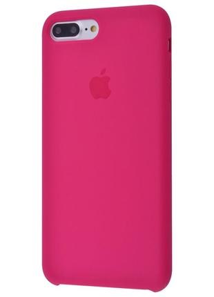 Чохол для iphone 7 plus/8 plus silicone case (малиновий)