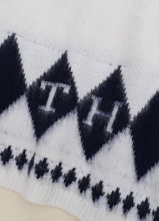 Светр tommy hilfiger жіночій молочний з орнаментом 5