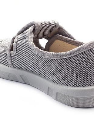 Тапочки для хлопчиків natur 386-0386/26 сірі 26 розмір